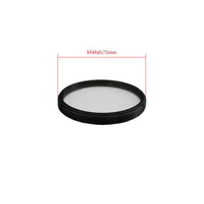 Cover Glass for Microscope Ring Light Adapter 48mm Thread SZ19014931