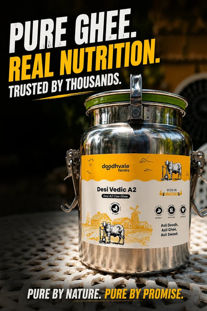 Cow A2 Vedic Desi Ghee Dolchi 5L