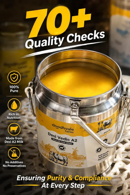 Cow A2 Vedic Desi Ghee Dolchi 5L