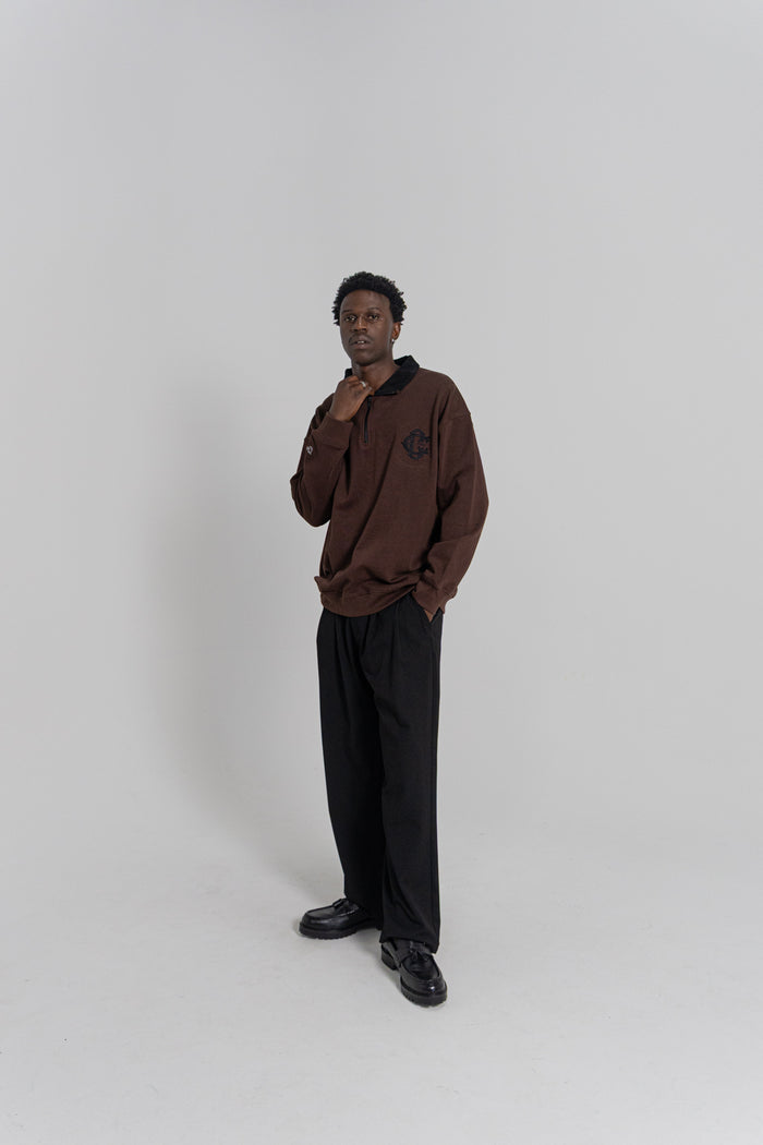 Crate 1/4 Zip Up Box Crew