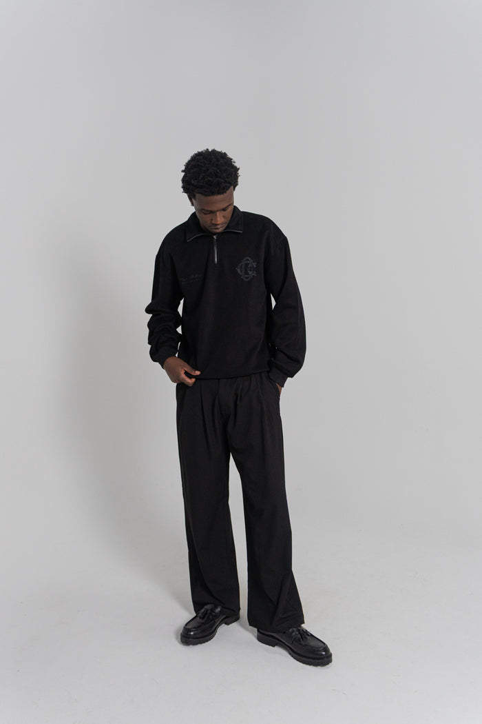 Crate 1/4 Zip Up Box Crew