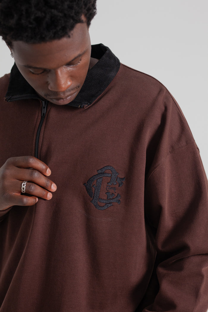 Crate 1/4 Zip Up Box Crew