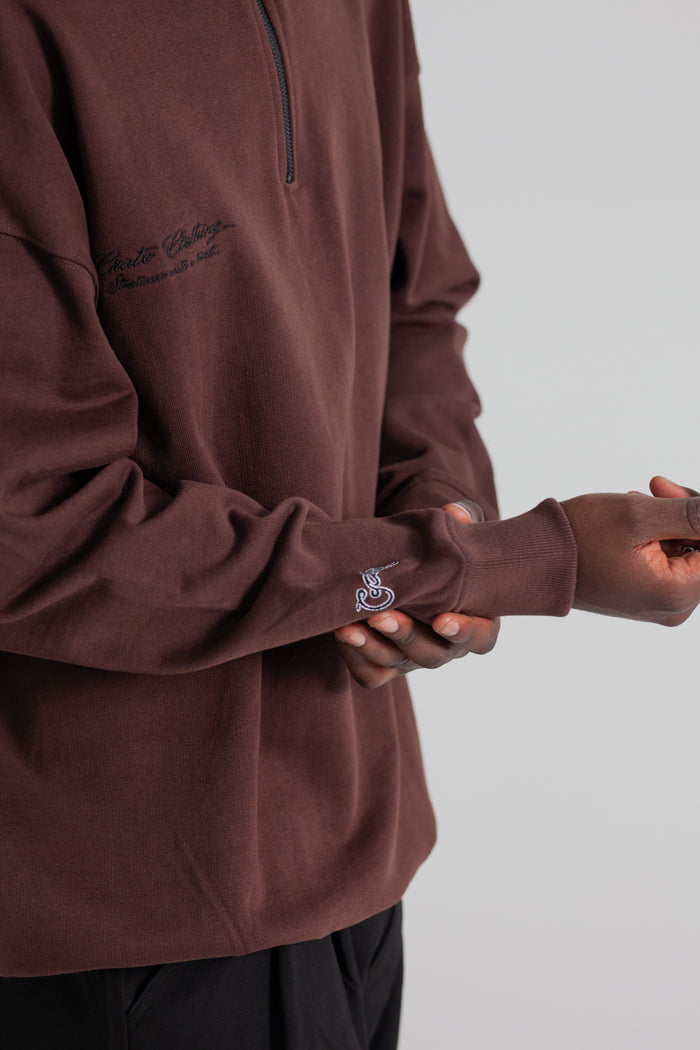 Crate 1/4 Zip Up Box Crew