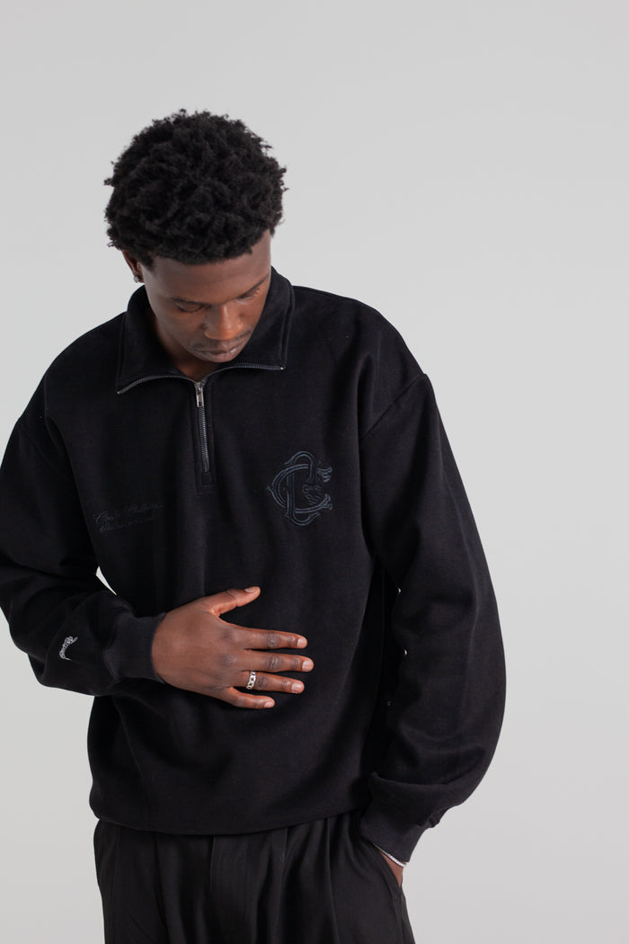 Crate 1/4 Zip Up Box Crew