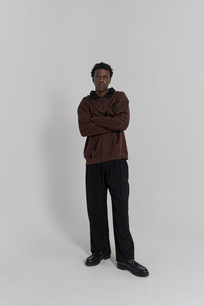Crate 1/4 Zip Up Box Crew