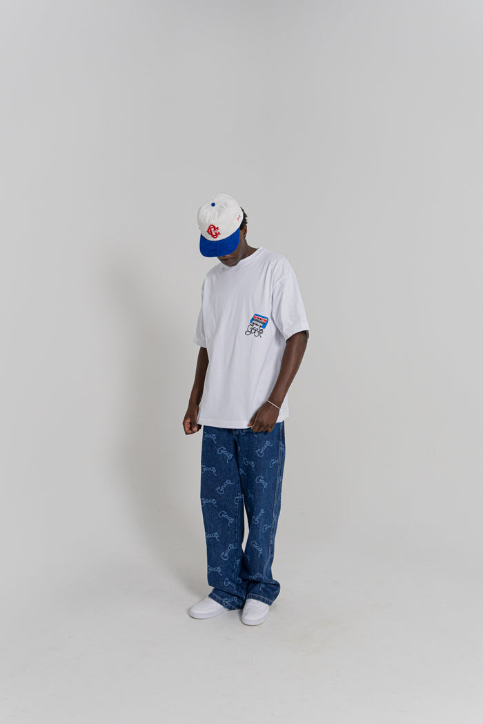 CRATE BAGGY BARRY LASER SCRIPT DENIM