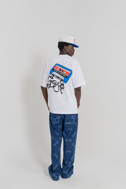 CRATE BAGGY BARRY LASER SCRIPT DENIM