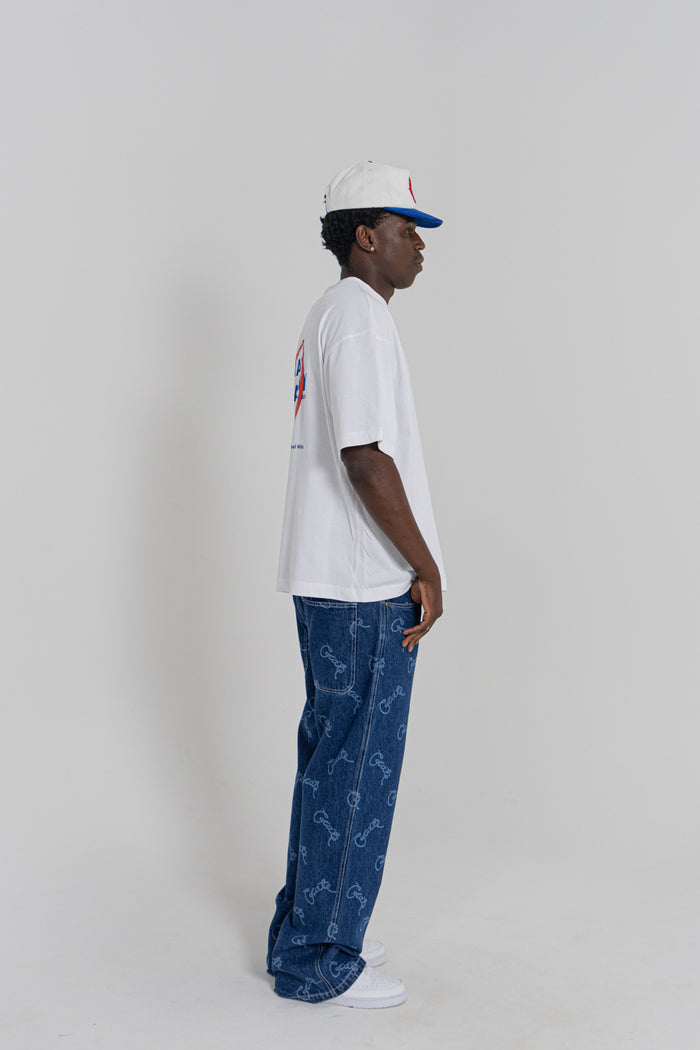 CRATE BAGGY BARRY LASER SCRIPT DENIM