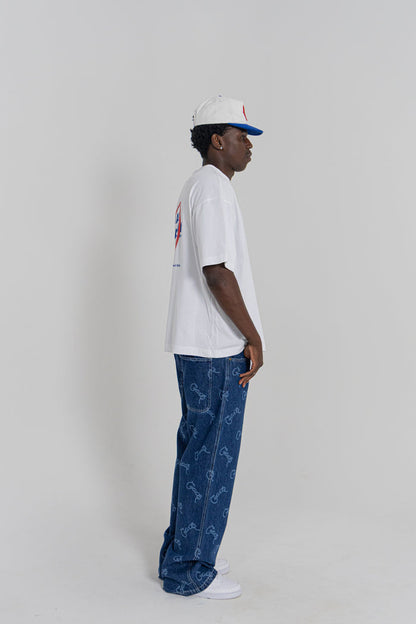 CRATE BAGGY BARRY LASER SCRIPT DENIM