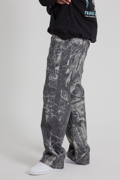 CRATE BAGGY BARRY TREE CAMO 2.0 DENIM