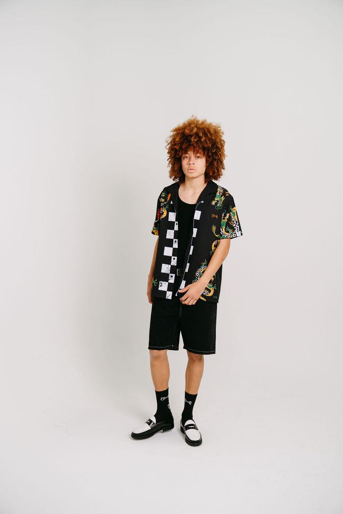 CRATE CHECK DRAGON SS SHIRT