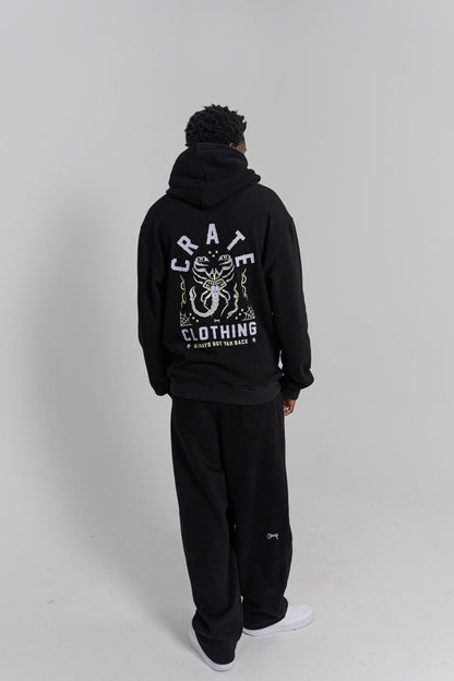 CRATE GOT YOUR BACK GLOW IN THE DARK PRINT HOODIE