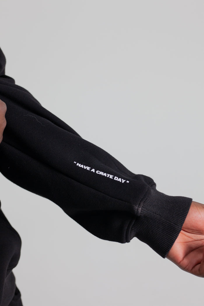 CRATE GOT YOUR BACK GLOW IN THE DARK PRINT HOODIE