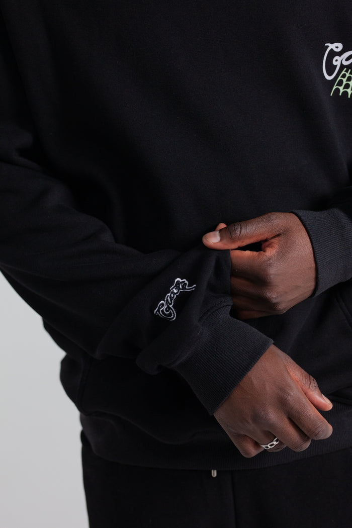 CRATE GOT YOUR BACK GLOW IN THE DARK PRINT HOODIE