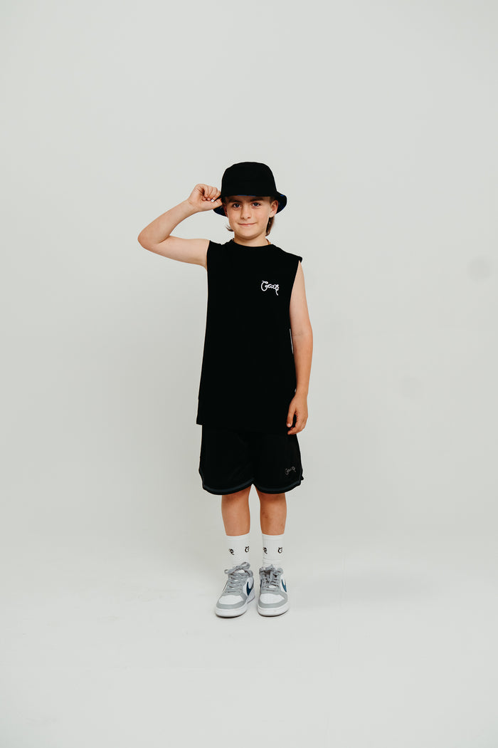 CRATE KIDS CLOWNING AROUND MUSCLE SINGLET