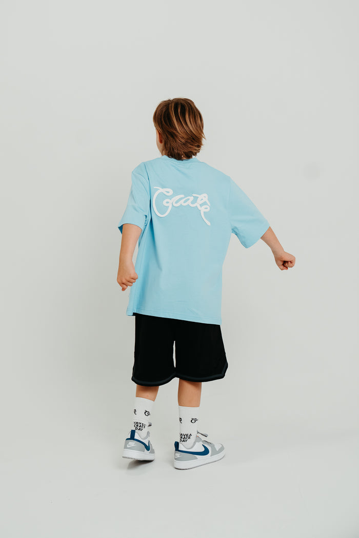 CRATE KIDS SCRIPTED BOX FIT T-SHIRT