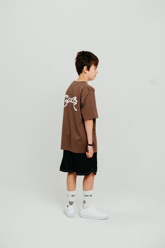 CRATE KIDS  SCRIPTED BOX FIT T-SHIRT