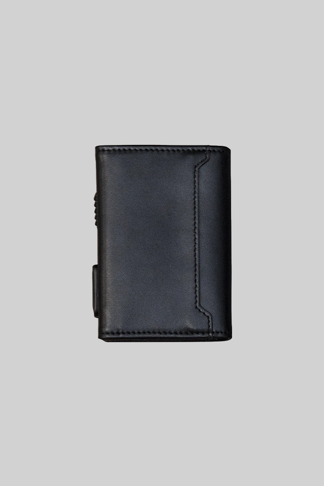 Crate Minimal Leather Wallet Black 2.0