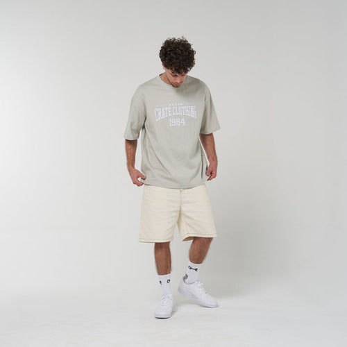 Crate Outline Varsity Box Fit T-Shirt