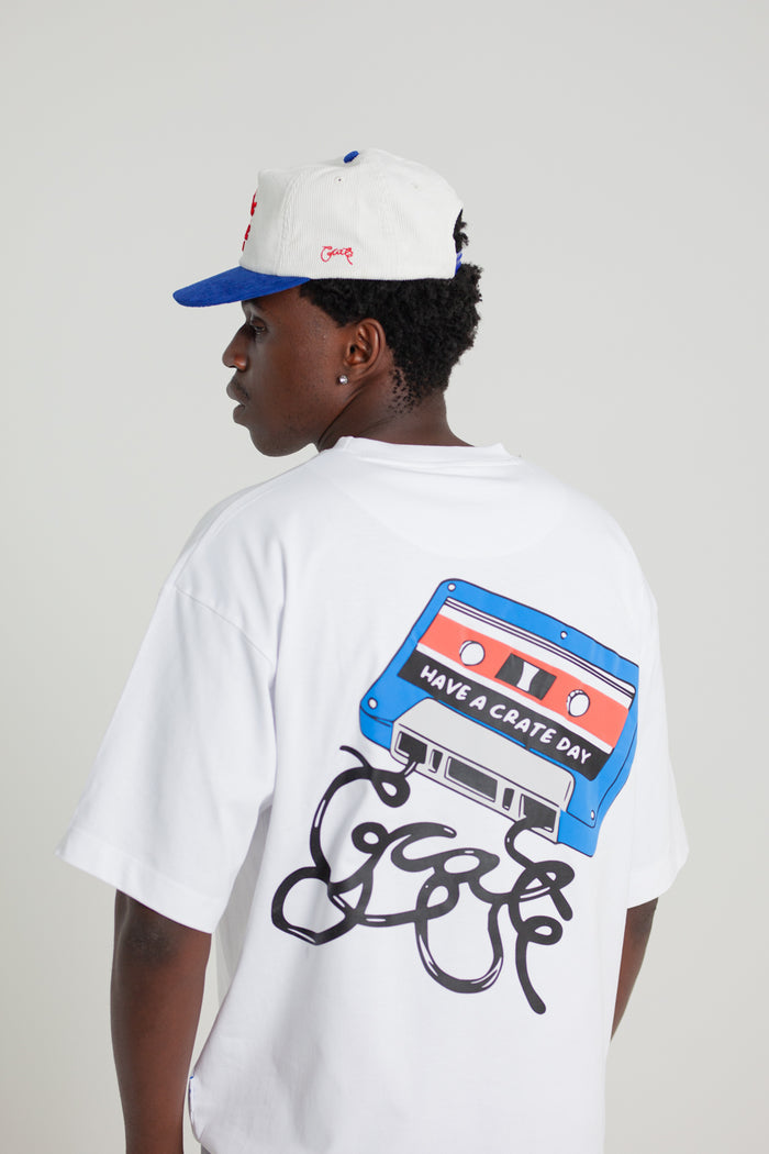 CRATE SCRIPT CASSETTE BOX FIT T-SHIRT