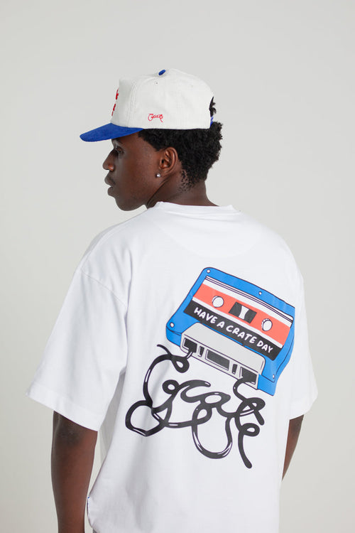 CRATE SCRIPT CASSETTE BOX FIT T-SHIRT