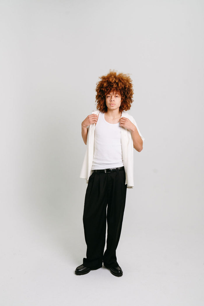 Crate Script Cuban Collar SS Shirt