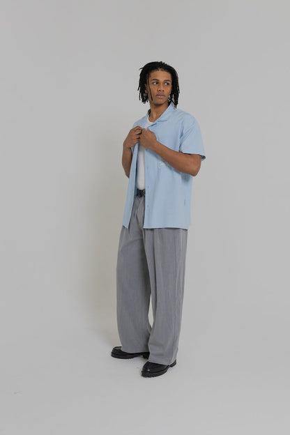 Crate Script Cuban Collar SS Shirt