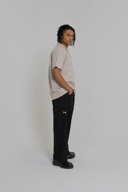 Crate Script Cuban Collar SS Shirt