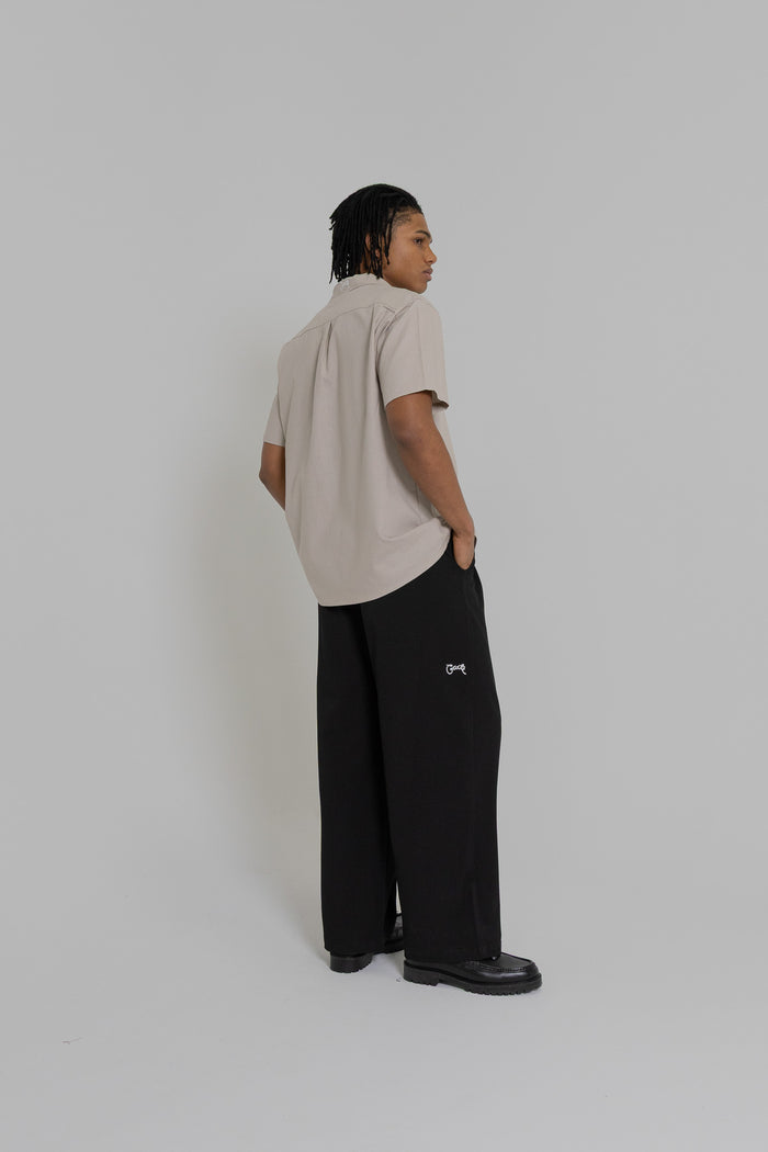 Crate Script Cuban Collar SS Shirt