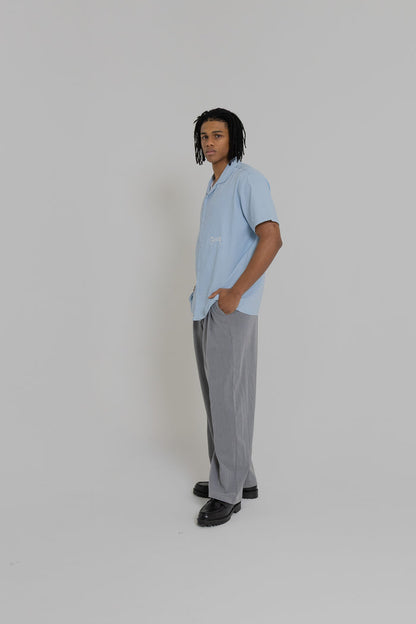 Crate Script Cuban Collar SS Shirt