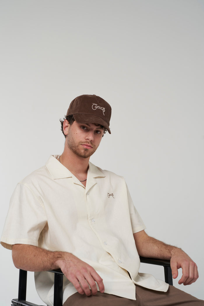 Crate Script Cuban Collar SS Shirt
