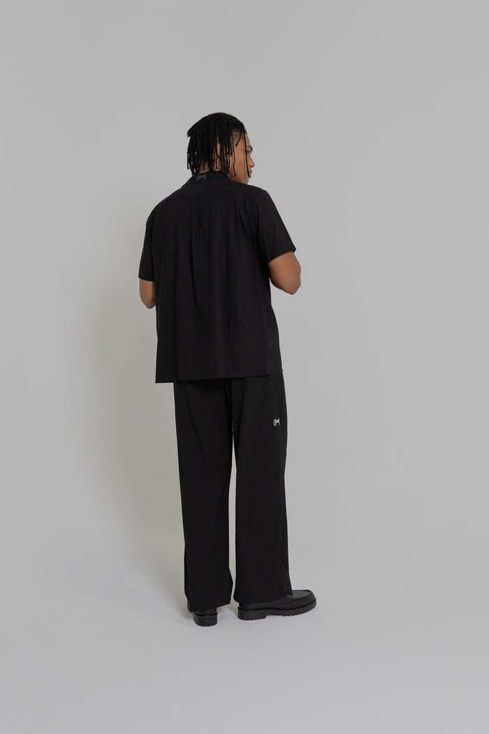 Crate Script Cuban Collar SS Shirt
