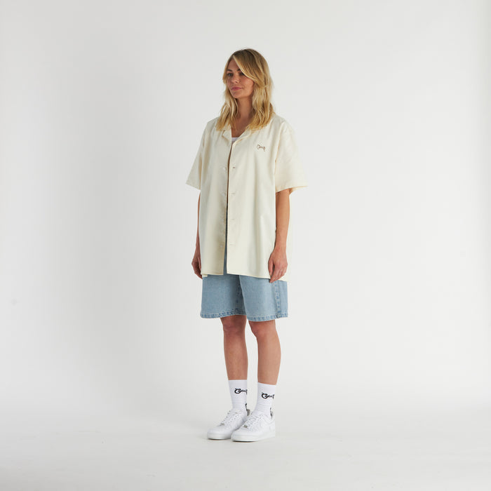 Crate Script Cuban Collar SS Shirt