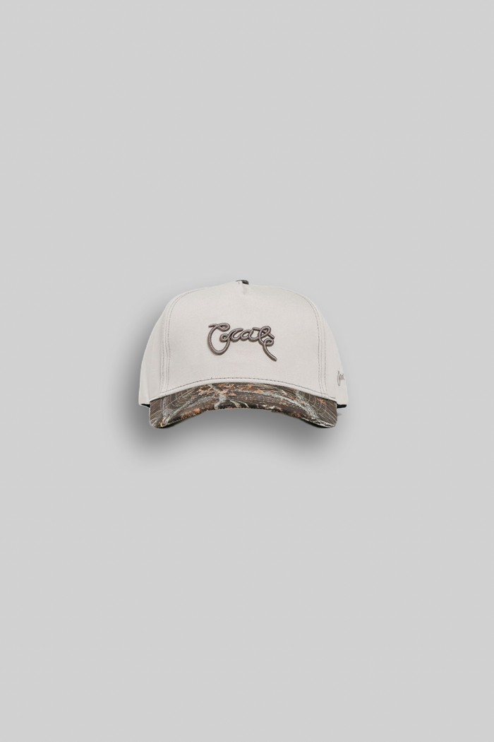 Crate Scripted Tree Camo Peak Snap Back