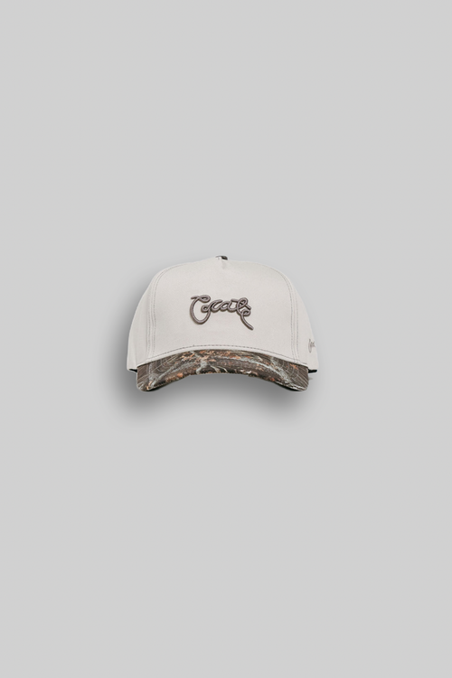 Crate Scripted Tree Camo Peak Snap Back
