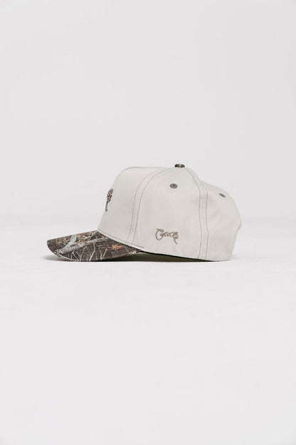 Crate Scripted Tree Camo Peak Snap Back