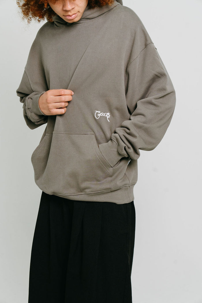 CRATE STAMP SCRIPT BOX FIT HOODIE