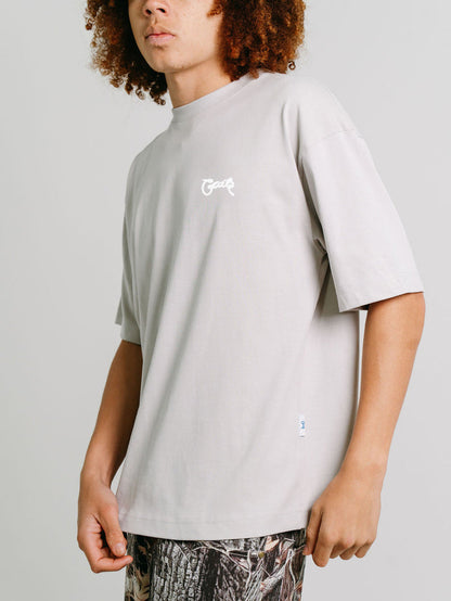 CRATE STAMP SCRIPT BOX FIT T-SHIRT