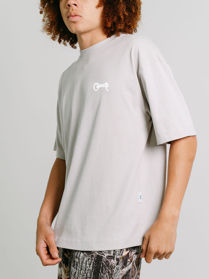 CRATE STAMP SCRIPT BOX FIT T-SHIRT