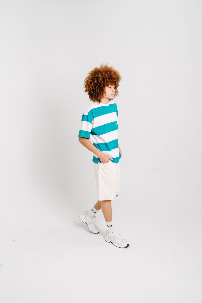 CRATE STRIPE BOX FIT T-SHIRT
