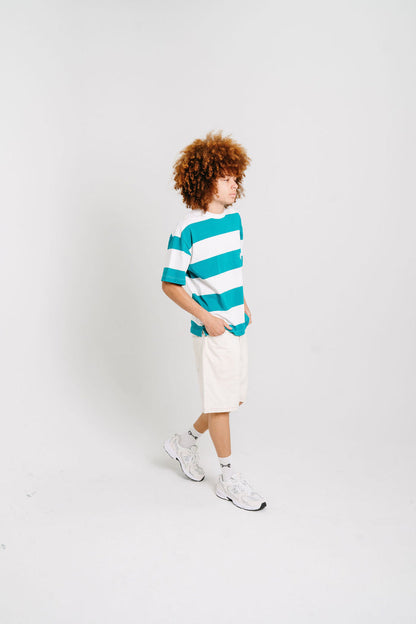 CRATE STRIPE BOX FIT T-SHIRT