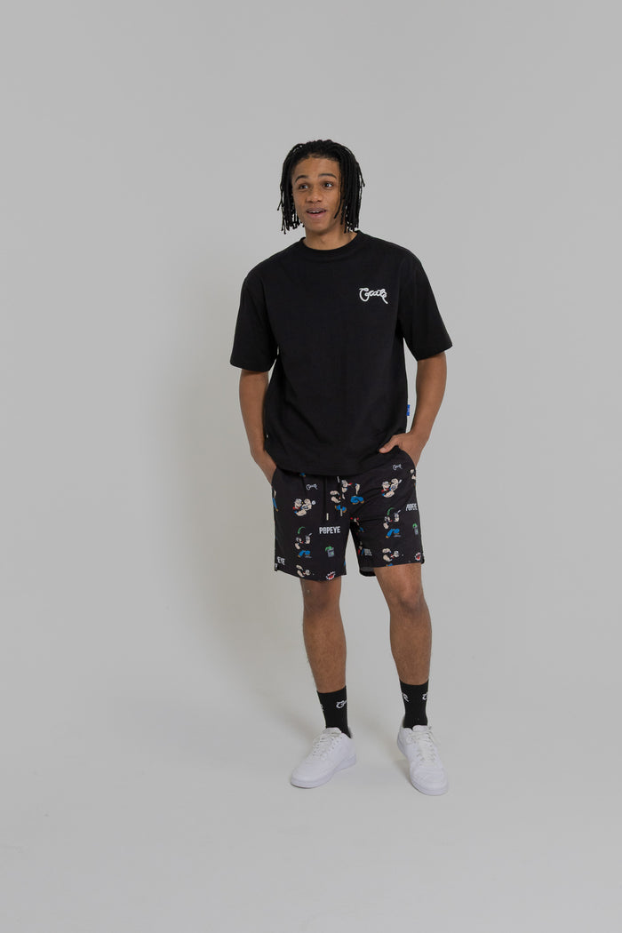 Crate X Popeye All Over Print Swim Shorts