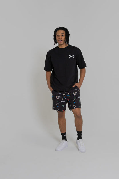 Crate X Popeye All Over Print Swim Shorts