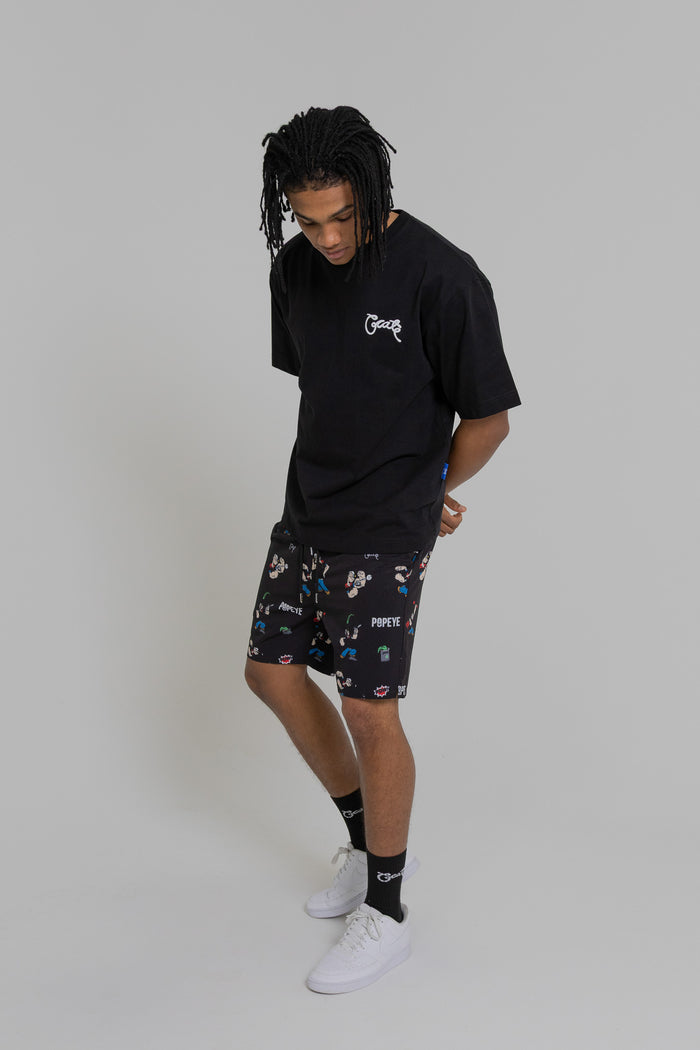 Crate X Popeye All Over Print Swim Shorts
