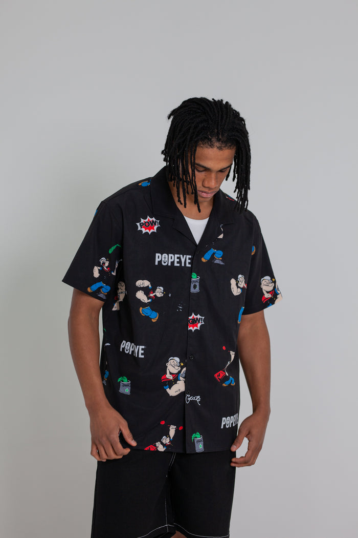 CRATE X POPEYE CUBAN COLLAR SHIRT