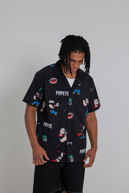CRATE X POPEYE CUBAN COLLAR SHIRT