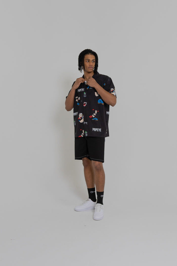CRATE X POPEYE CUBAN COLLAR SHIRT
