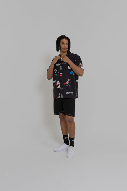 CRATE X POPEYE CUBAN COLLAR SHIRT