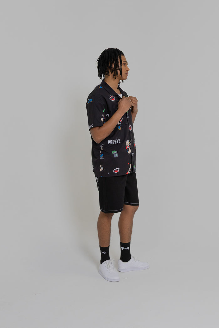 CRATE X POPEYE CUBAN COLLAR SHIRT