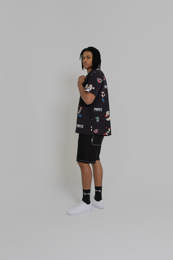 CRATE X POPEYE CUBAN COLLAR SHIRT